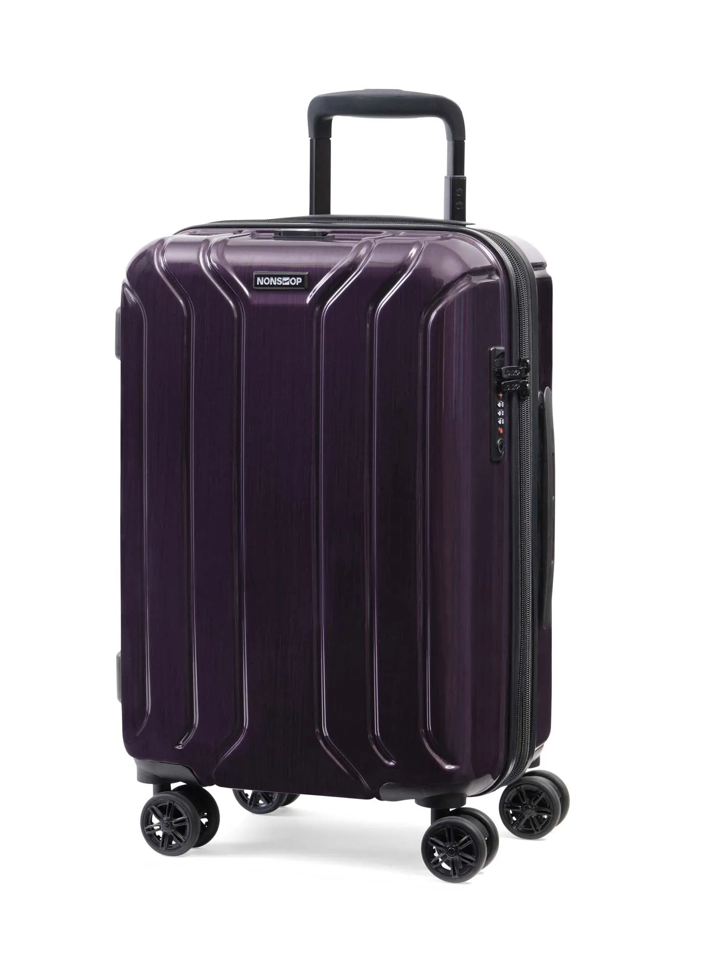 NONSTOP New York Elite 3-Piece Expandable Spinner Luggage Set with Powerbank & 3-Piece Packing Cube Set