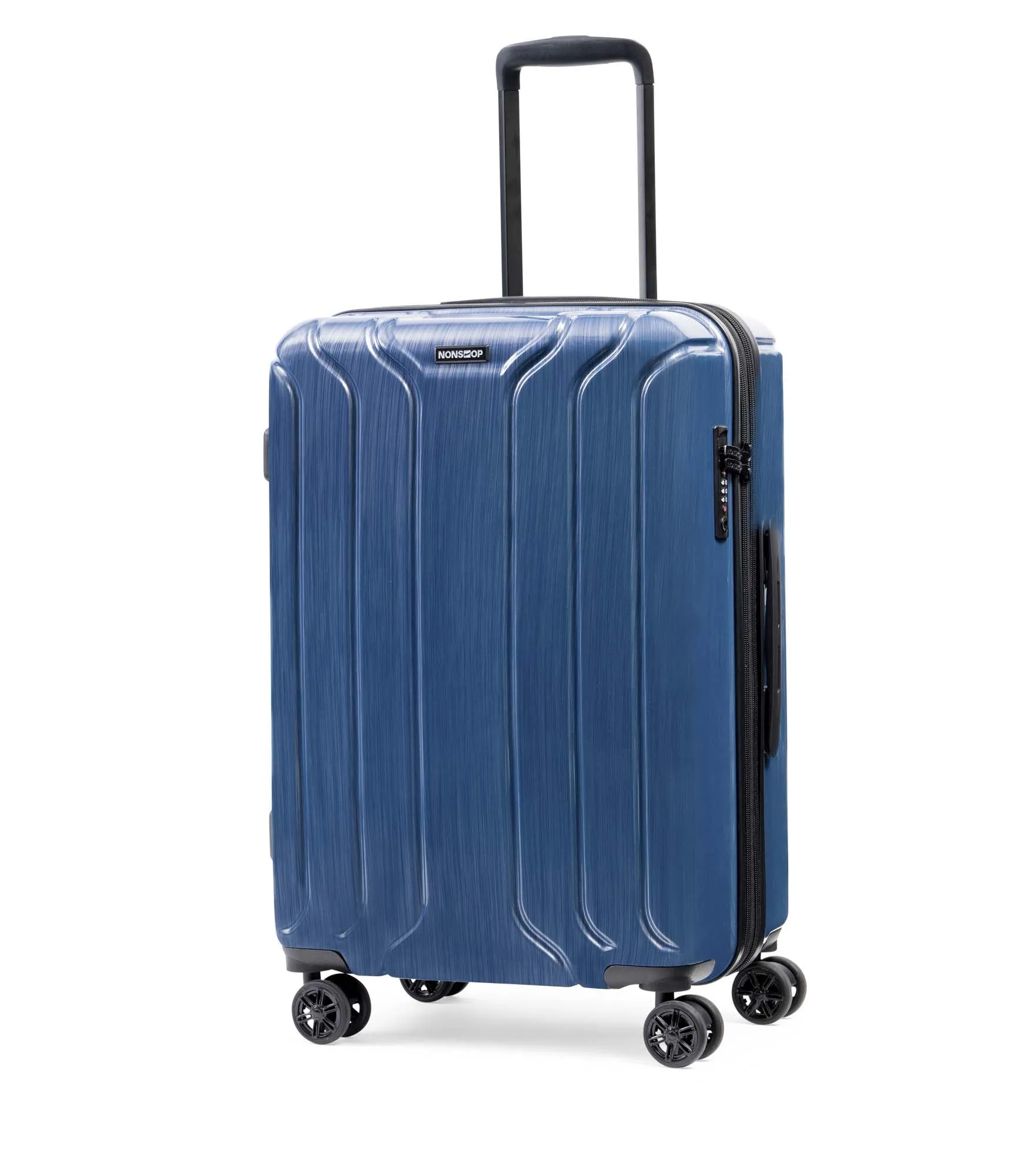NONSTOP New York Elite 3-Piece Expandable Spinner Luggage Set with Powerbank & 3-Piece Packing Cube Set