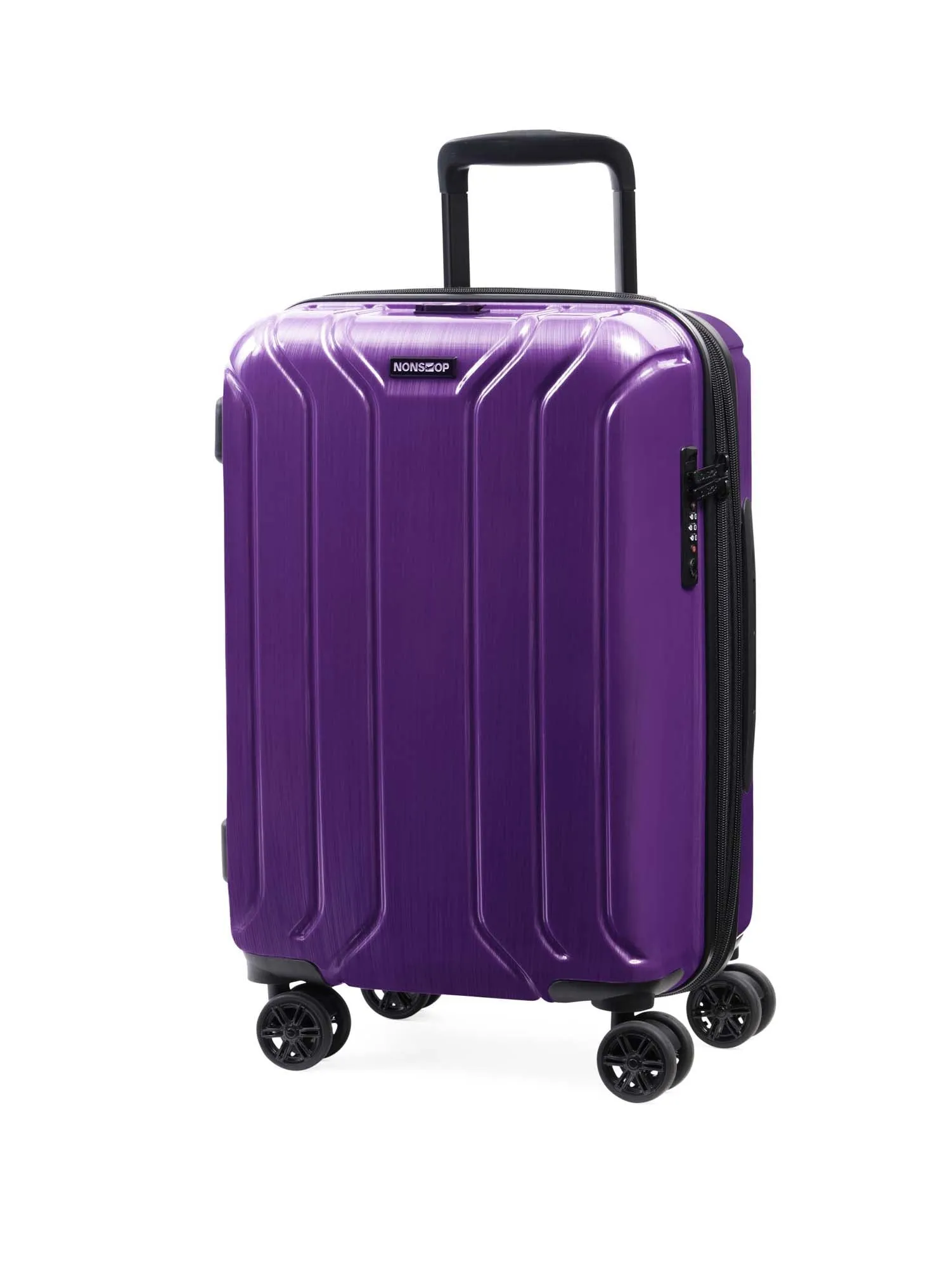 NONSTOP New York Elite 3-Piece Expandable Spinner Luggage Set with Powerbank & 3-Piece Packing Cube Set