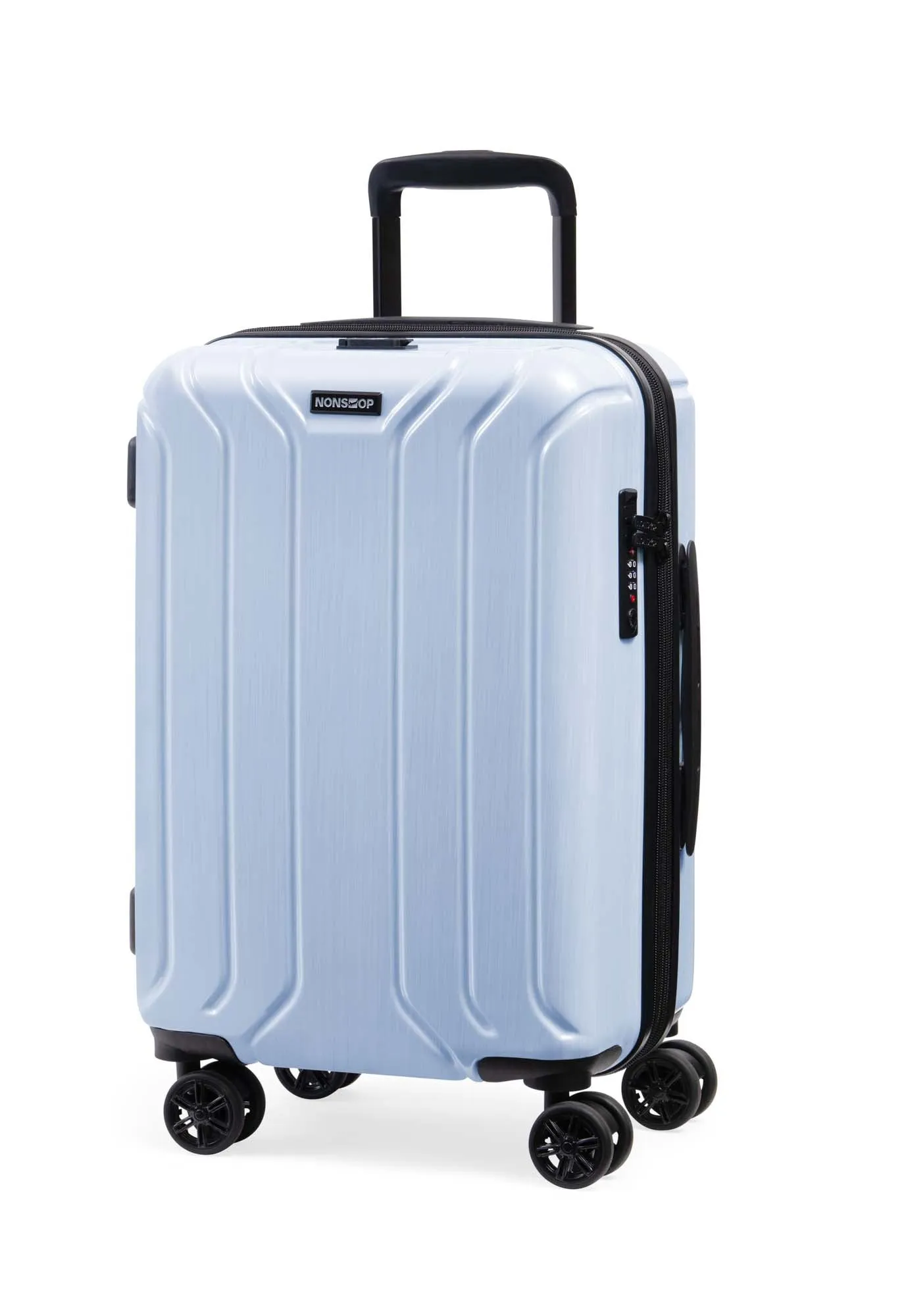 NONSTOP New York Elite 3-Piece Expandable Spinner Luggage Set with Powerbank & 3-Piece Packing Cube Set