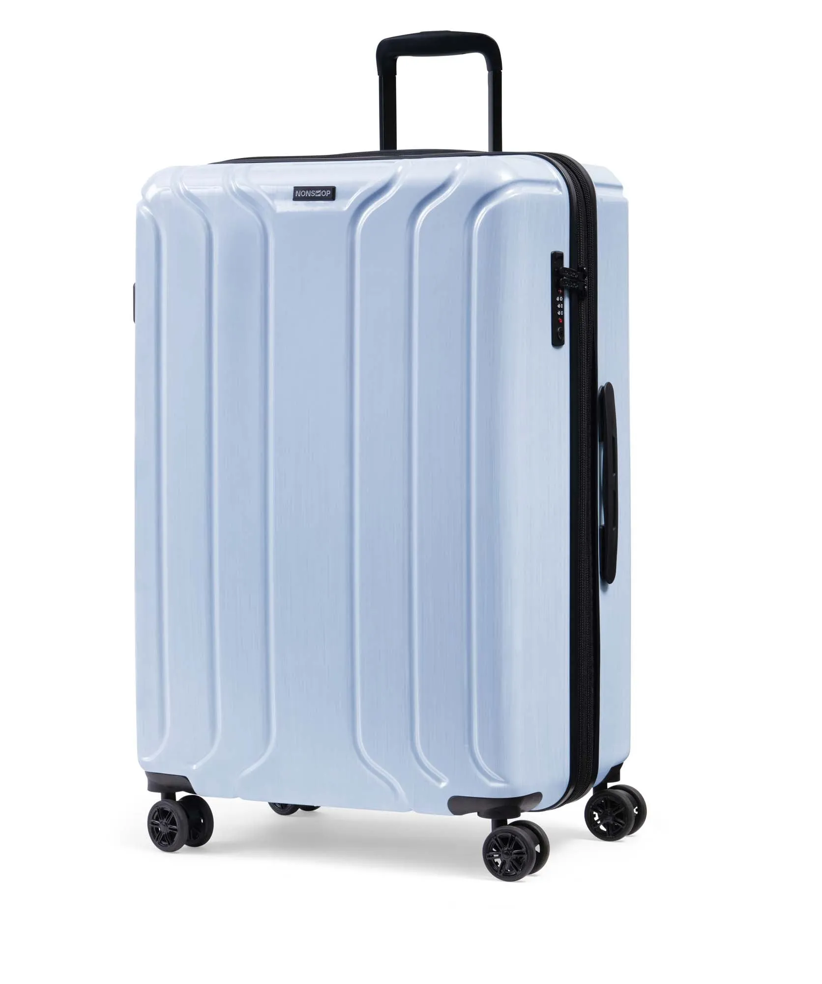 NONSTOP New York Elite 3-Piece Expandable Spinner Luggage Set with Powerbank & 3-Piece Packing Cube Set
