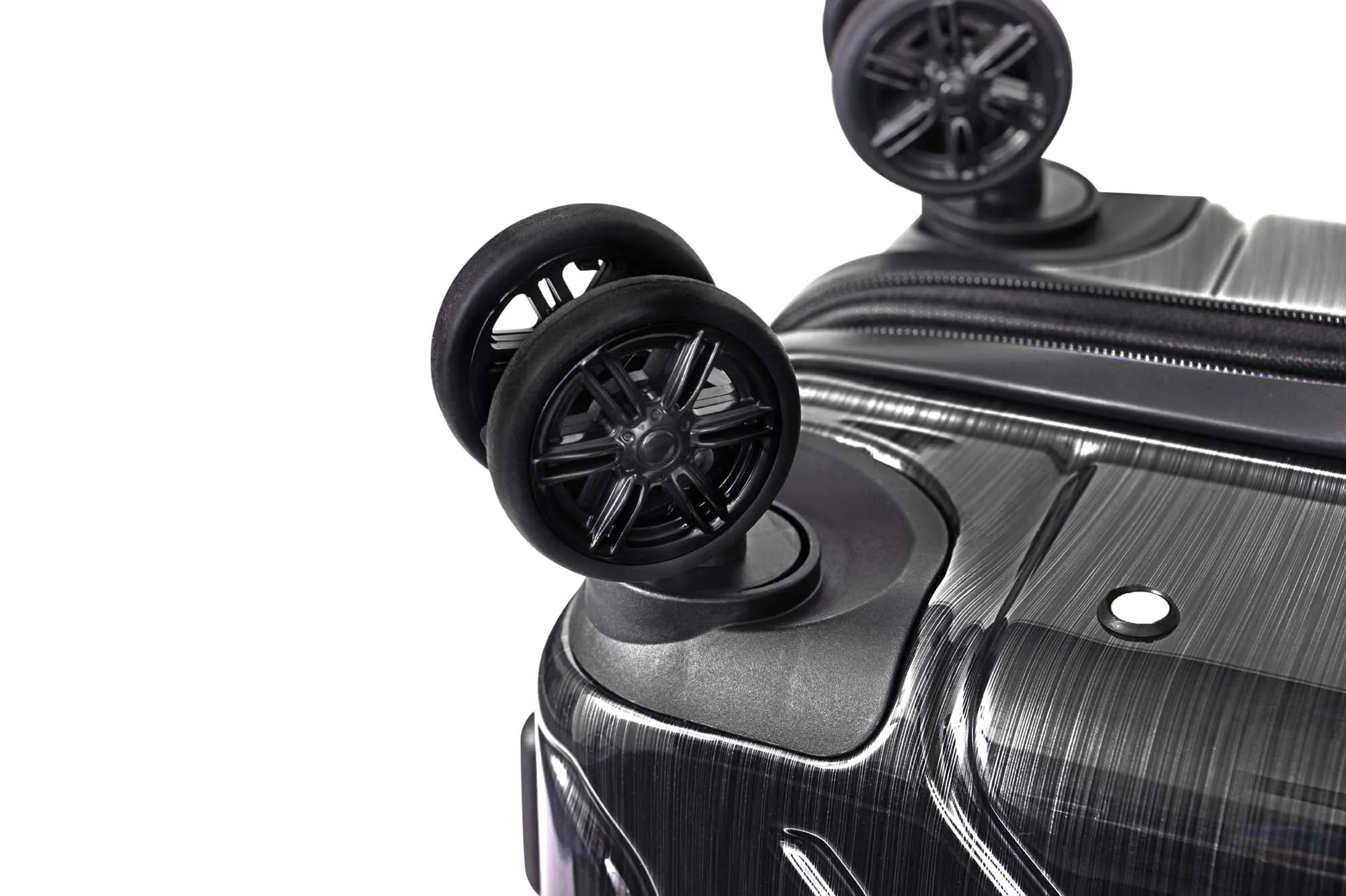 NONSTOP New York Elite 3-Piece Expandable Spinner Luggage Set with Powerbank & 3-Piece Packing Cube Set