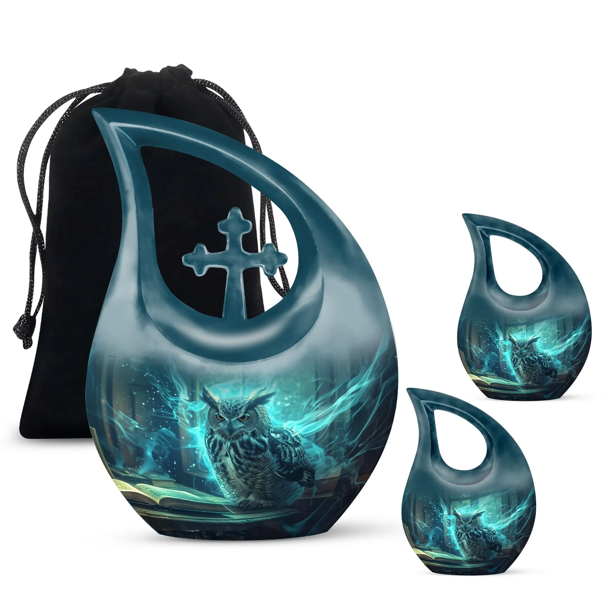 Owl Urn |  Memorial Cremation Urn For Ashes