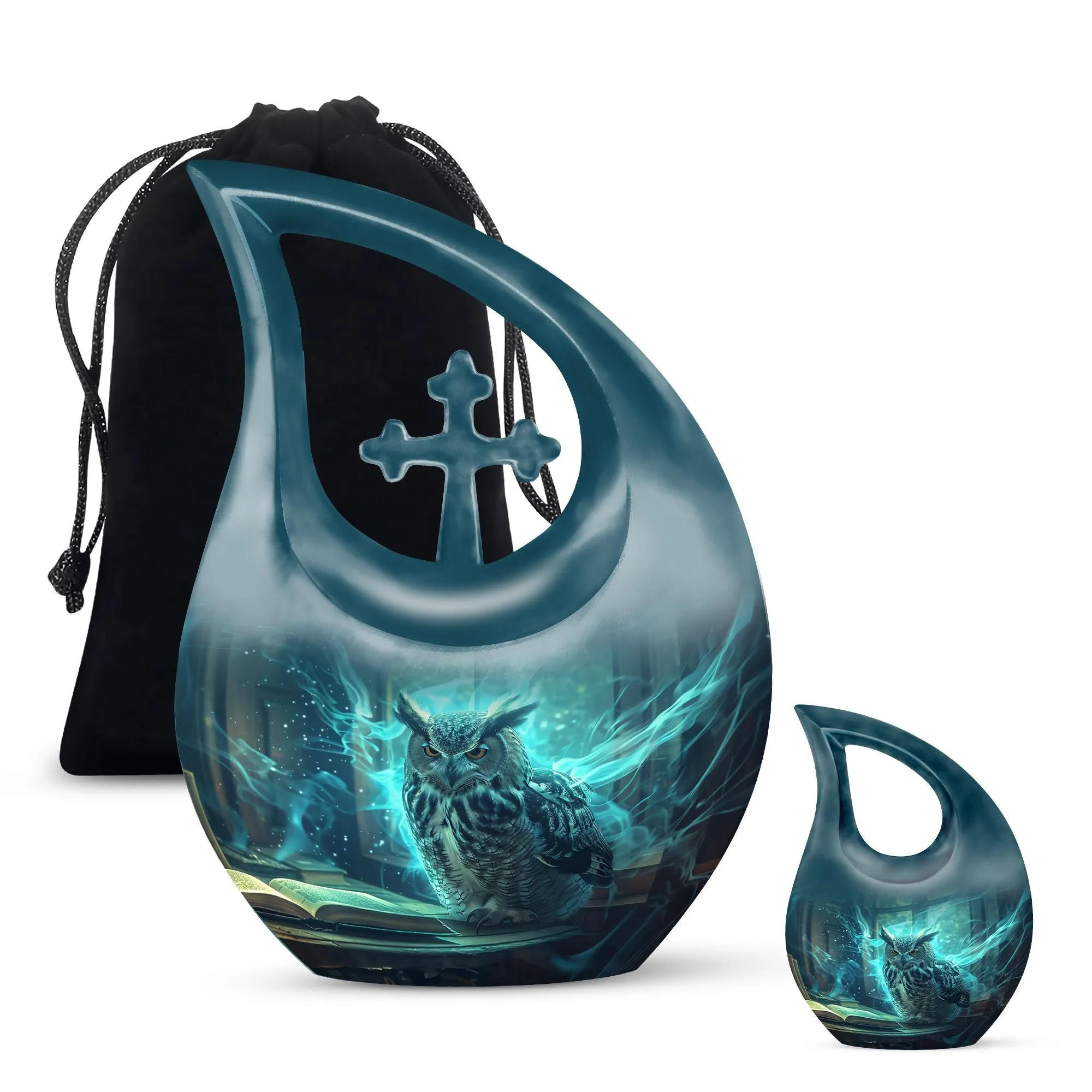 Owl Urn |  Memorial Cremation Urn For Ashes
