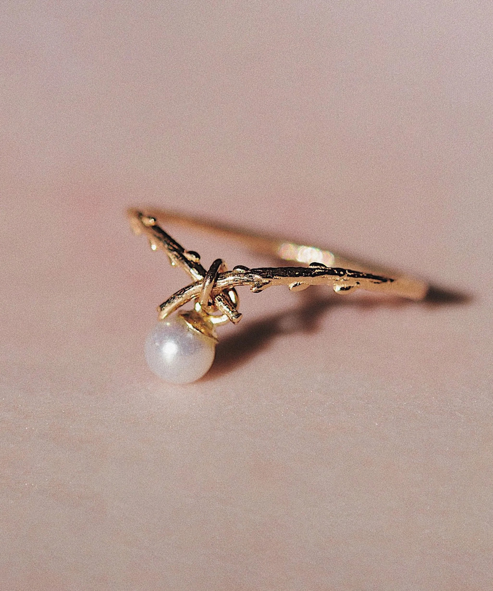 Pearl Woodland Ring - READY-TO-SHIP
