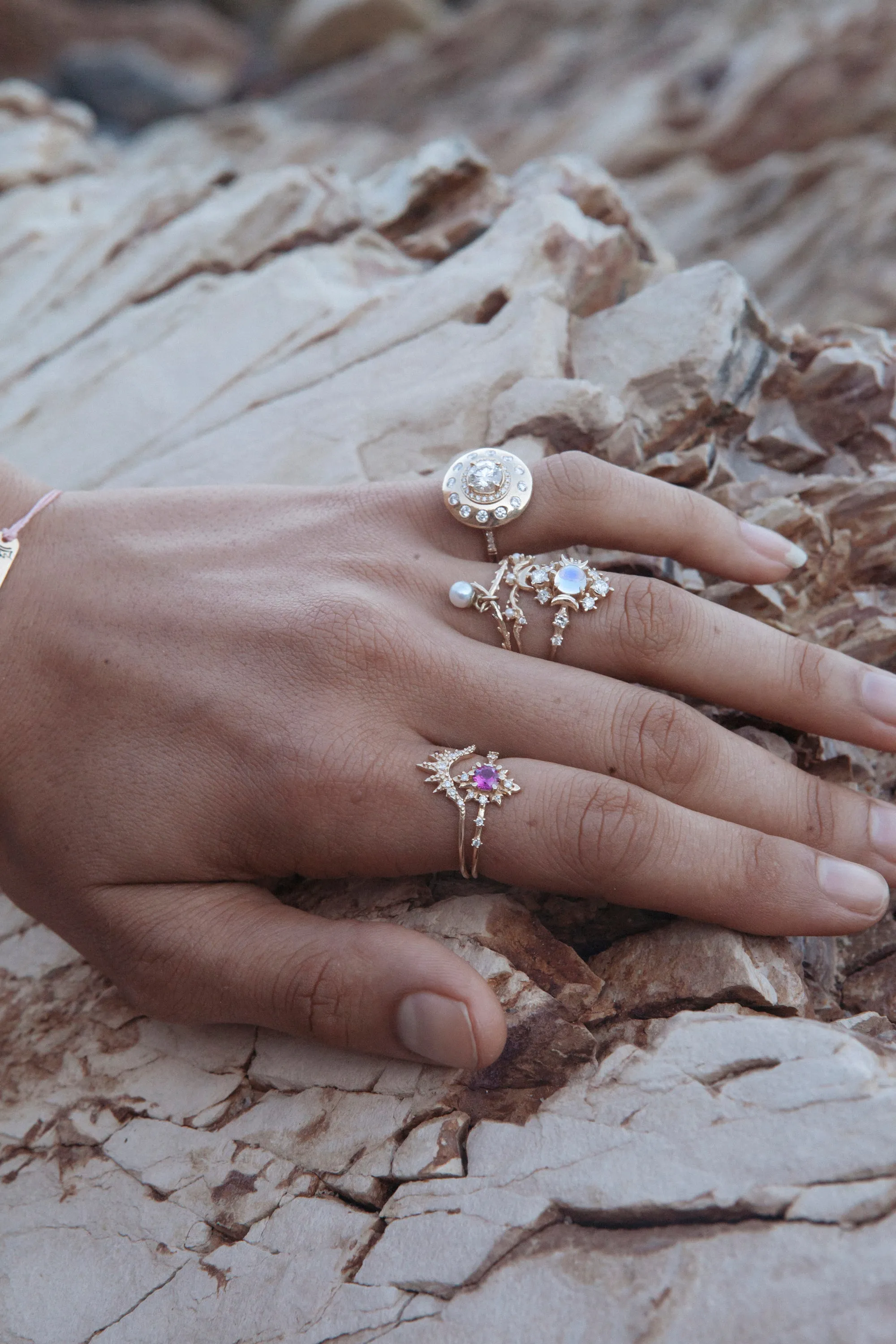 Pearl Woodland Ring - READY-TO-SHIP
