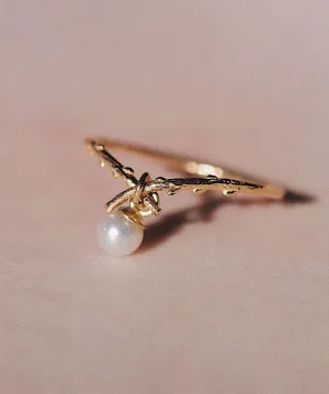 Pearl Woodland Ring - READY-TO-SHIP