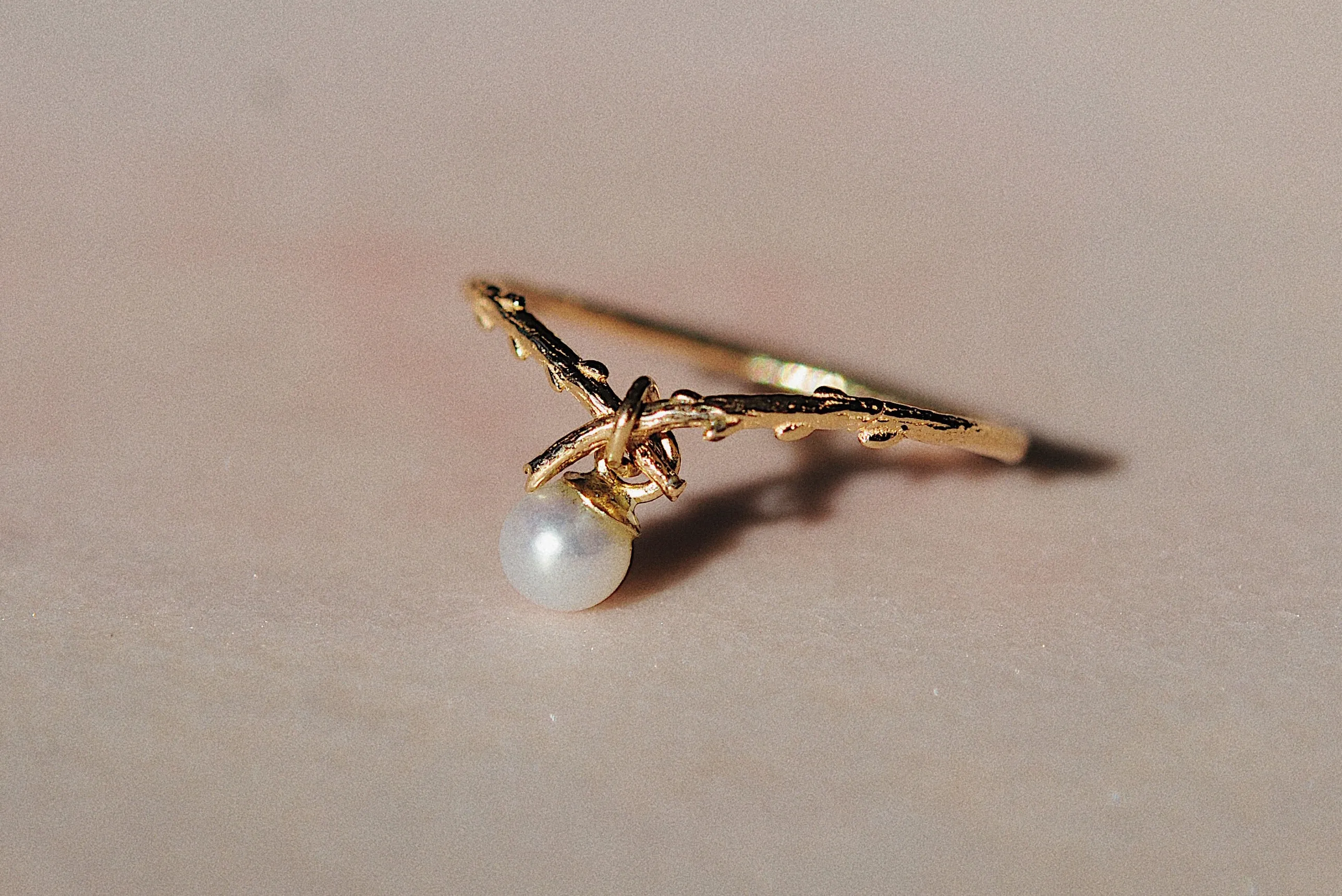 Pearl Woodland Ring - READY-TO-SHIP