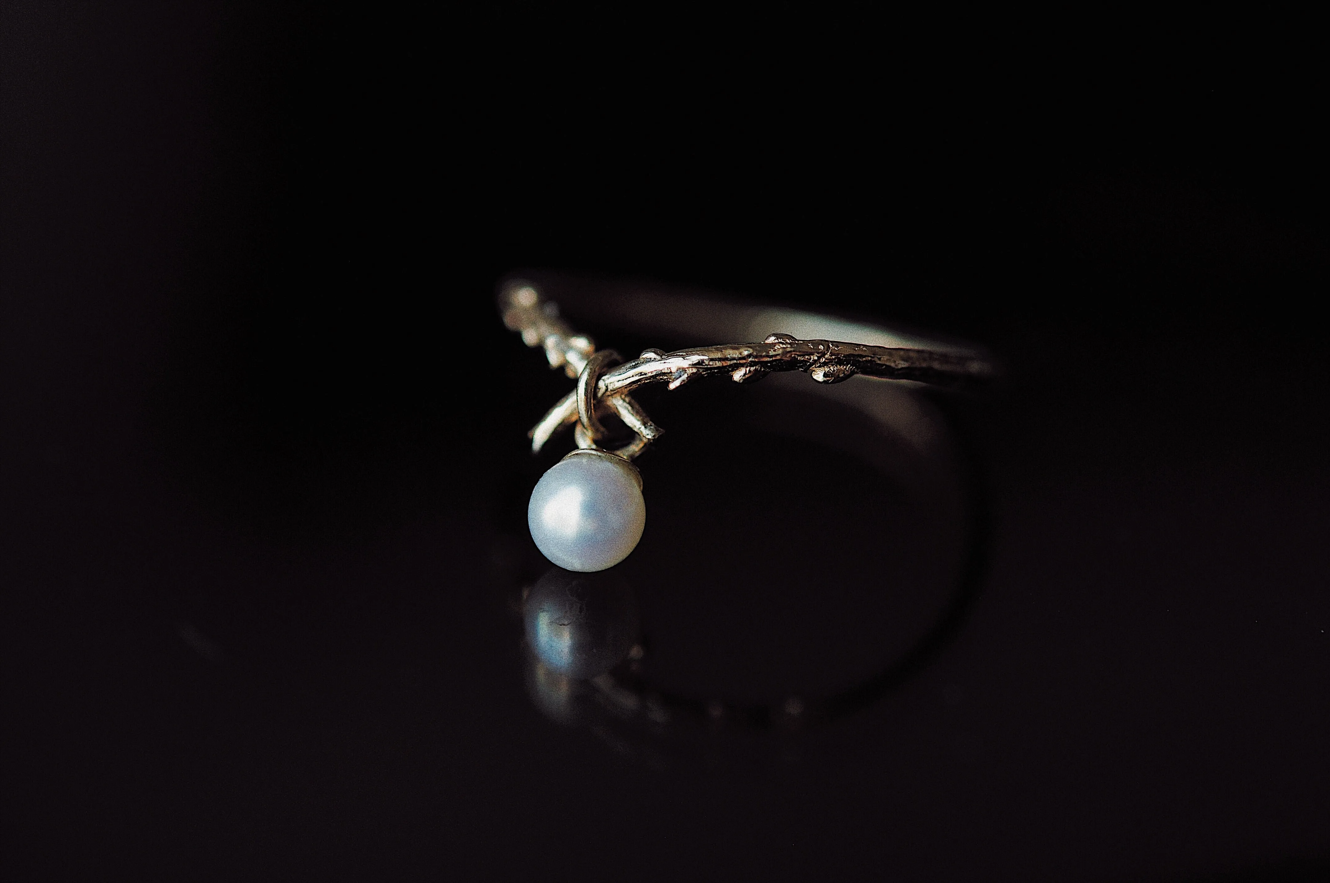 Pearl Woodland Ring - READY-TO-SHIP