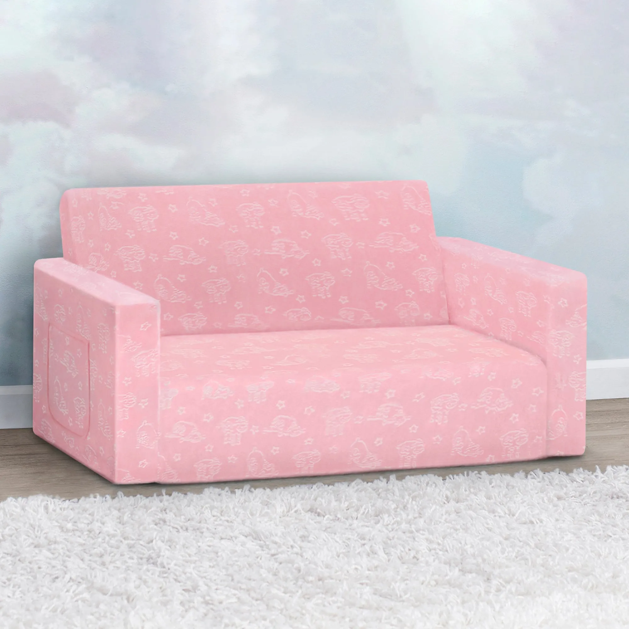 Perfect Sleeper Extra Wide Convertible Sofa to Lounger