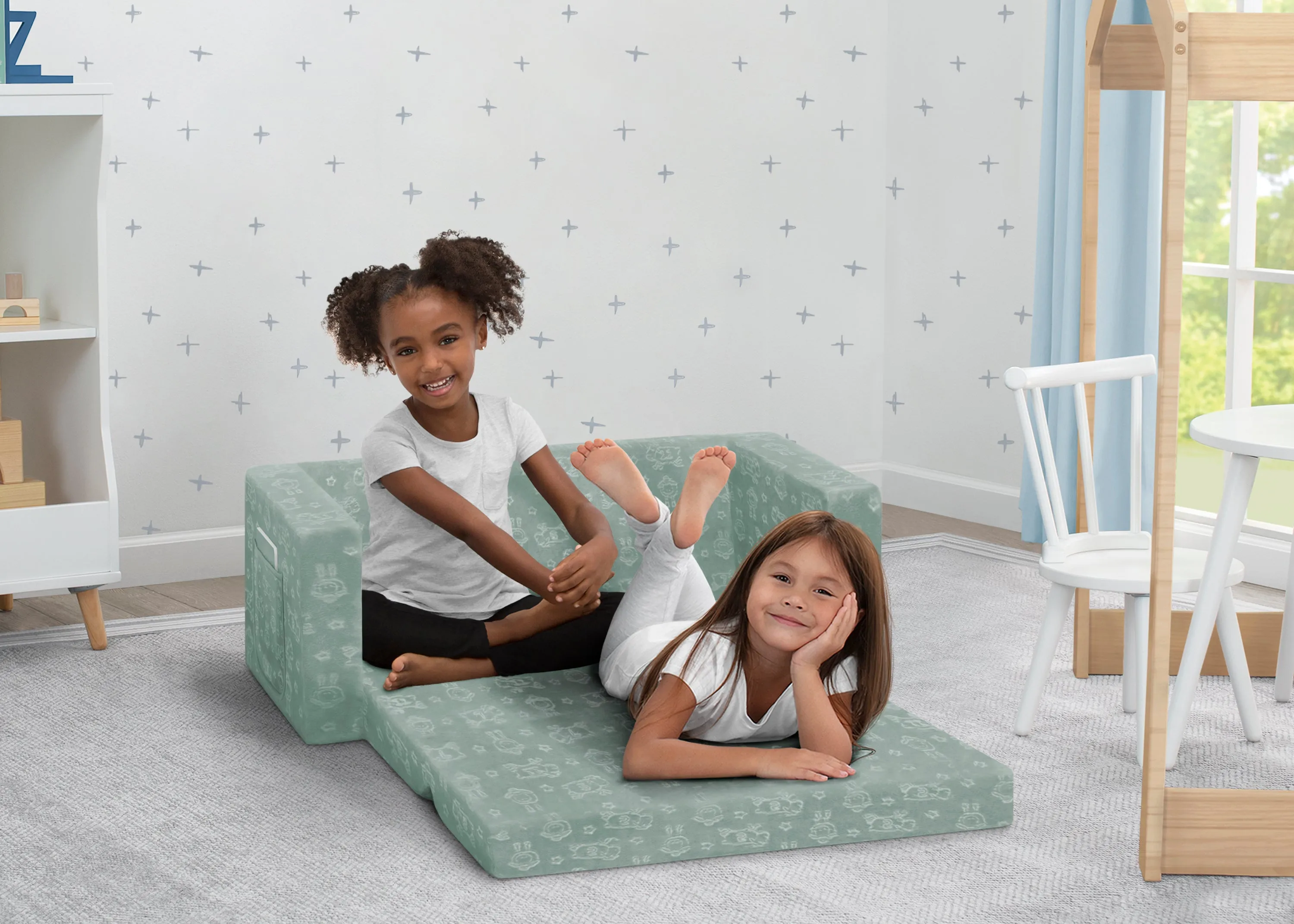 Perfect Sleeper Extra Wide Convertible Sofa to Lounger