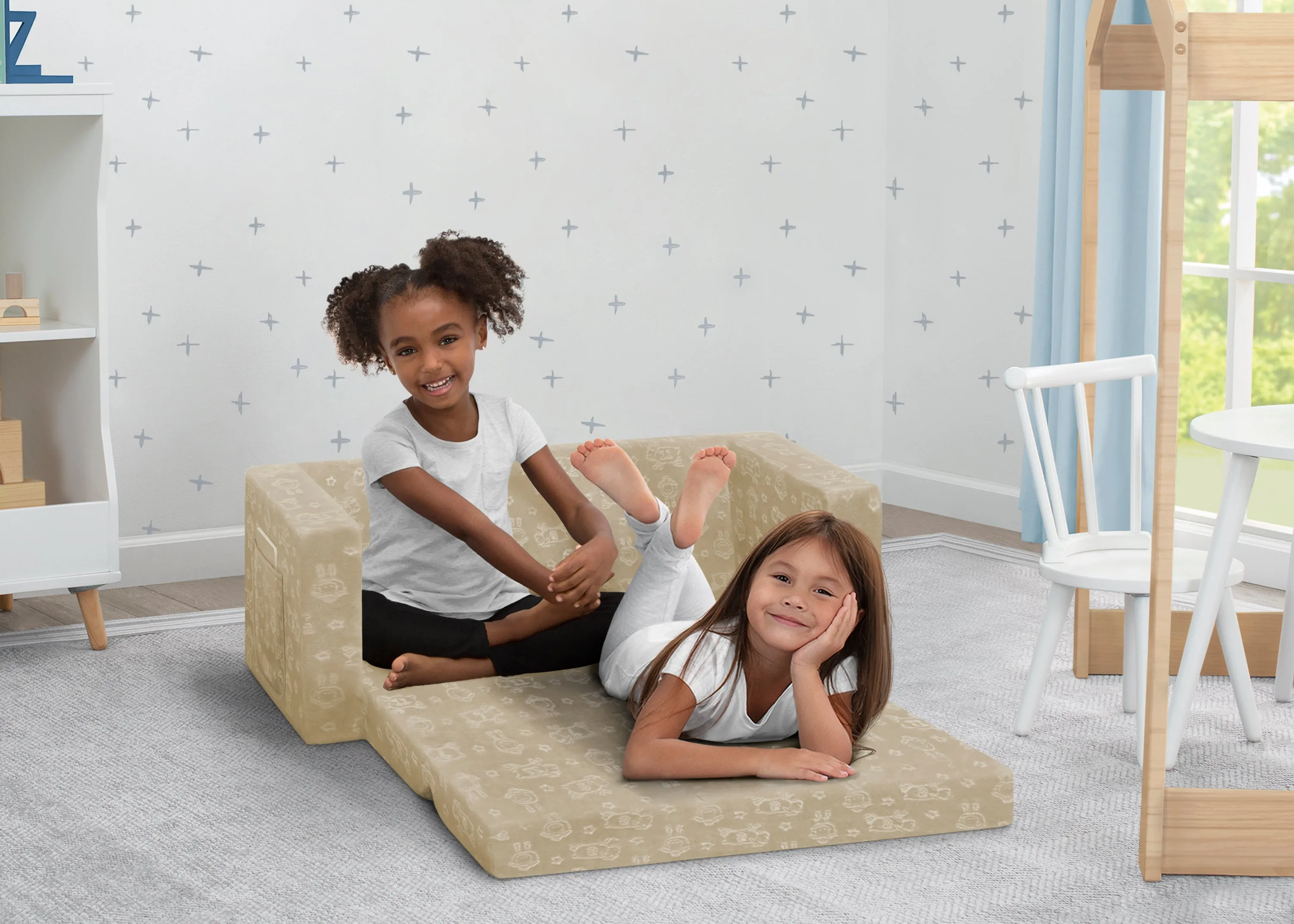 Perfect Sleeper Extra Wide Convertible Sofa to Lounger