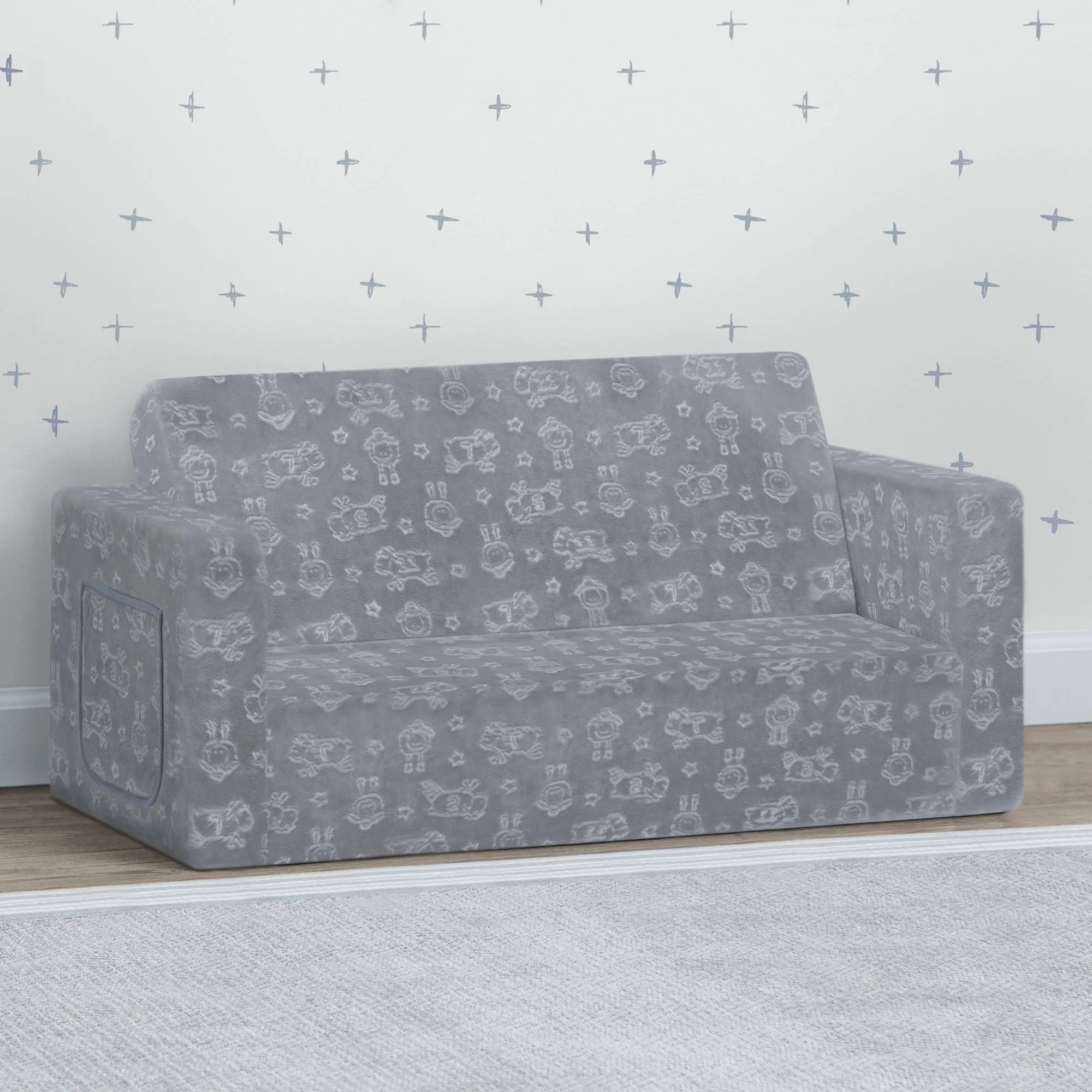 Perfect Sleeper Extra Wide Convertible Sofa to Lounger