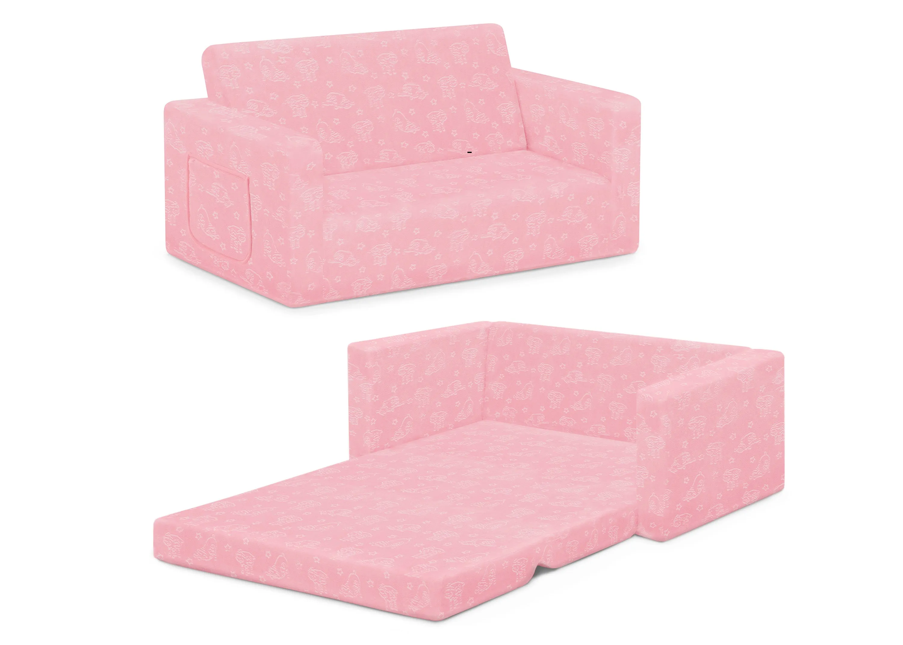 Perfect Sleeper Extra Wide Convertible Sofa to Lounger