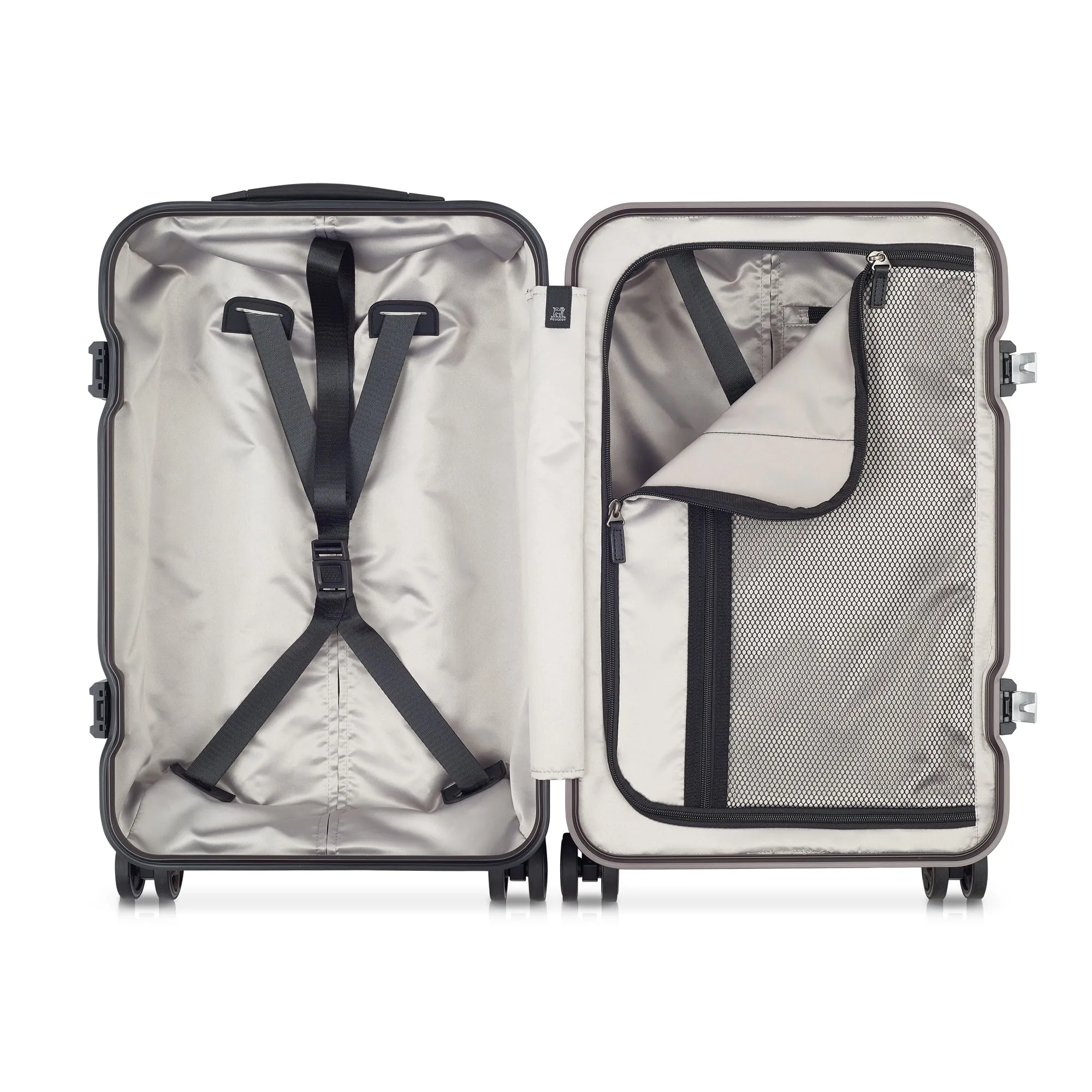 Peugeot Voyages Hardside Luggage with Spinner Wheels