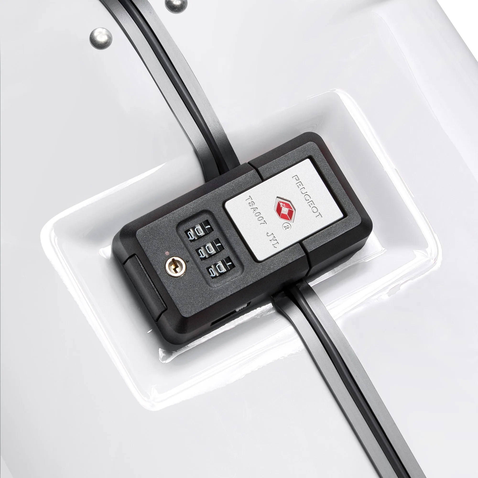 Peugeot Voyages Hardside Luggage with Spinner Wheels