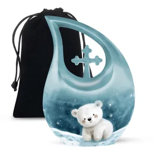 Polar Bear Urn:  Memorial Urn to keep Loved Ones Closer