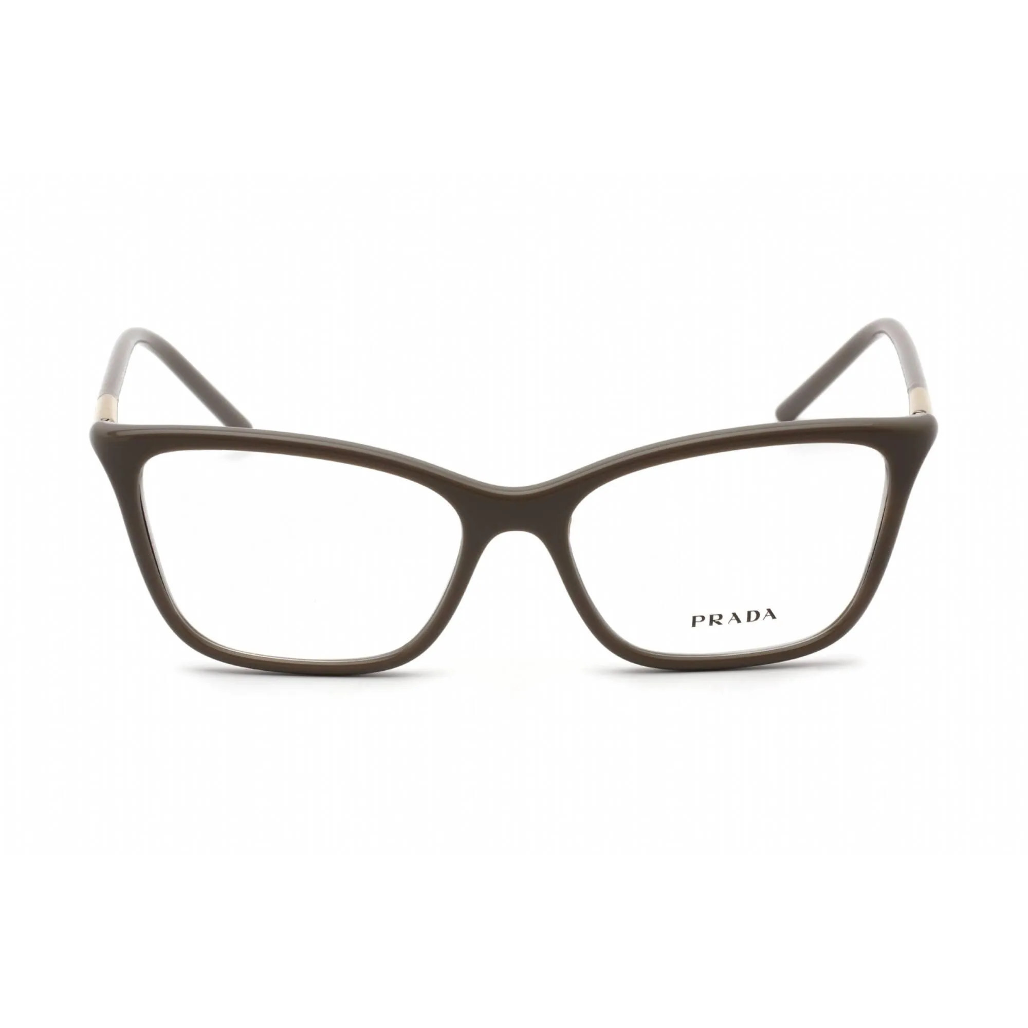 Prada Women's Eyeglasses - Clear Lens Grey Plastic Cat Eye Frame | 0PR 08WV 06W1O1
