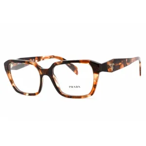 Prada Women's Eyeglasses - Full Rim Cat Eye Havana Plastic Frame | 0PR 14ZV 07R1O1
