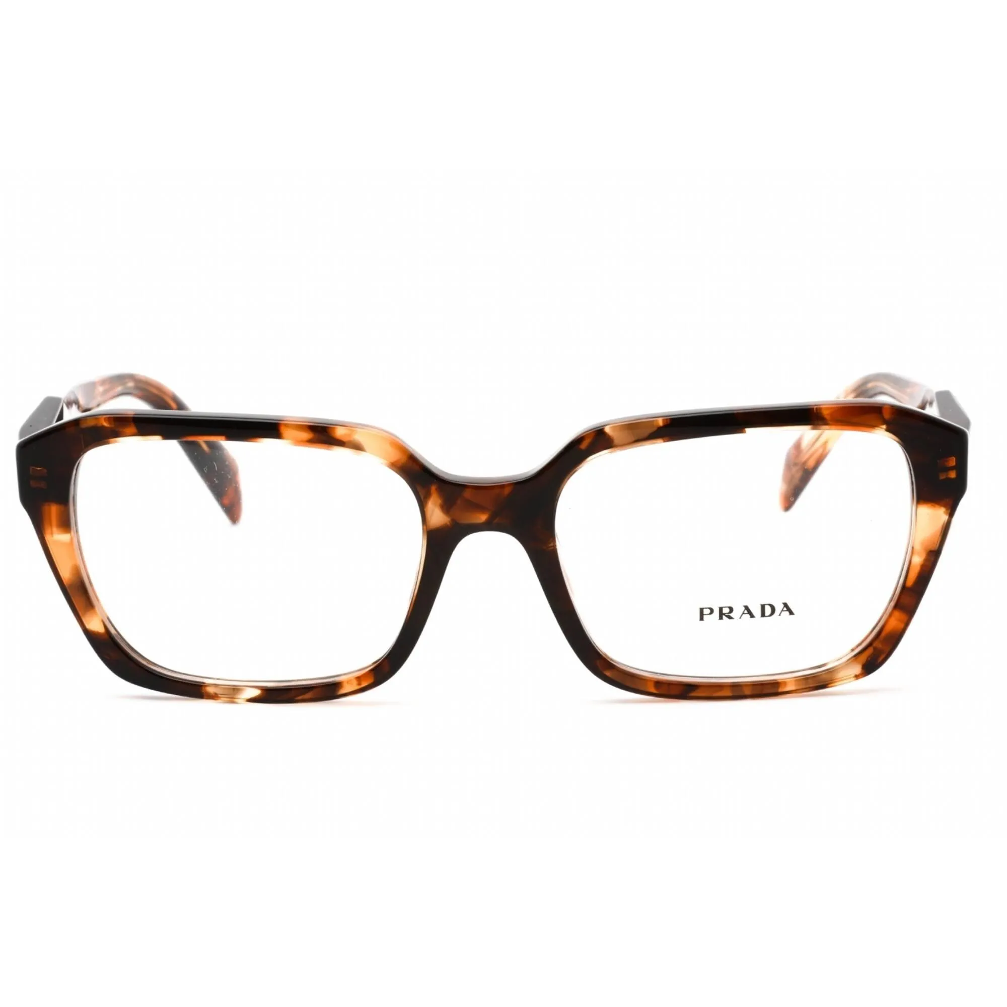 Prada Women's Eyeglasses - Full Rim Cat Eye Havana Plastic Frame | 0PR 14ZV 07R1O1
