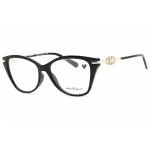 Salvatore Ferragamo Women's Eyeglasses - Black Plastic Cat Eye Frame | SF2937R 001