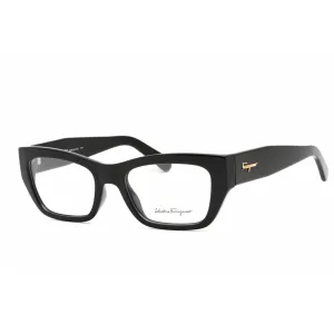 Salvatore Ferragamo Women's Eyeglasses - Rectangular Black Plastic Frame | SF2922 001