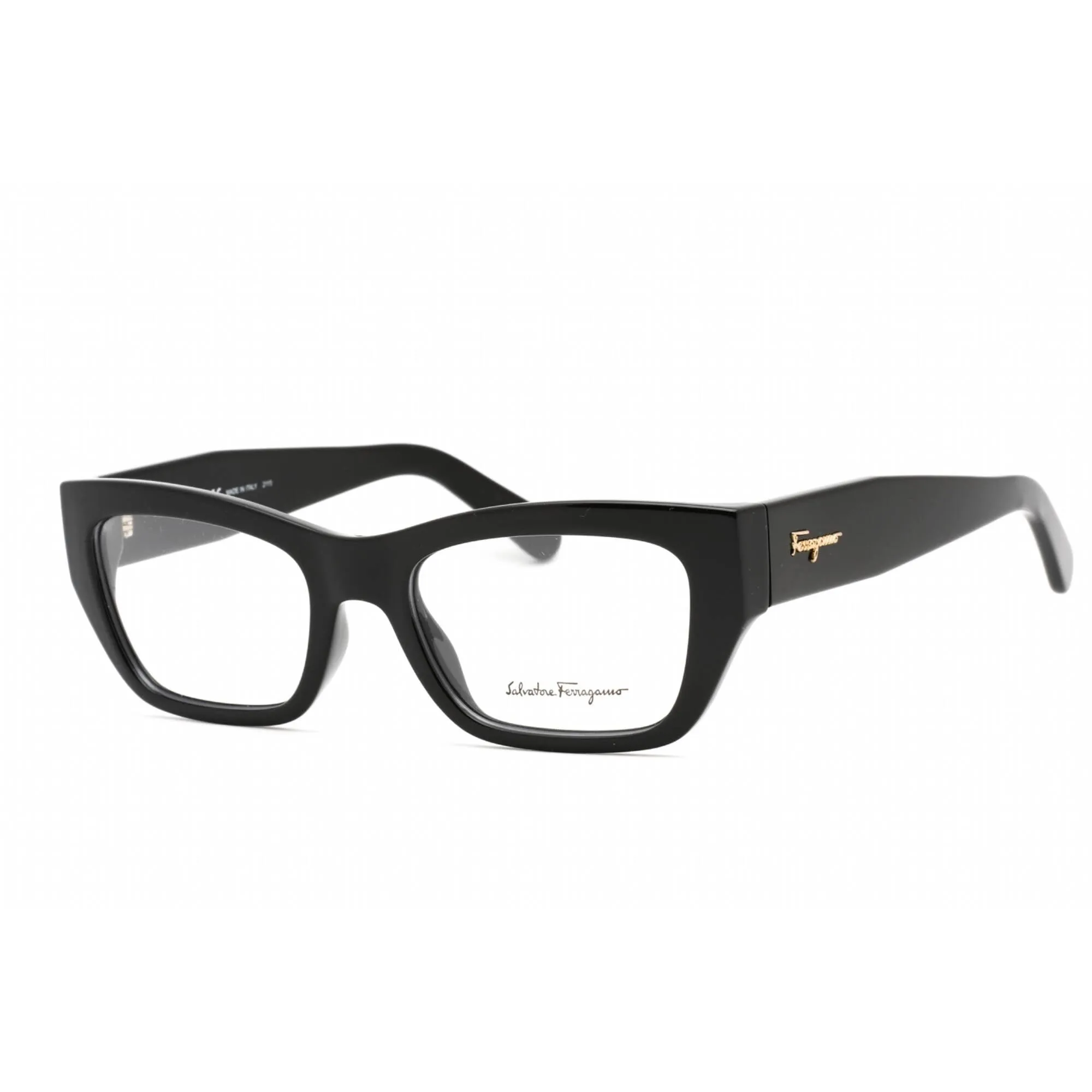 Salvatore Ferragamo Women's Eyeglasses - Rectangular Black Plastic Frame | SF2922 001