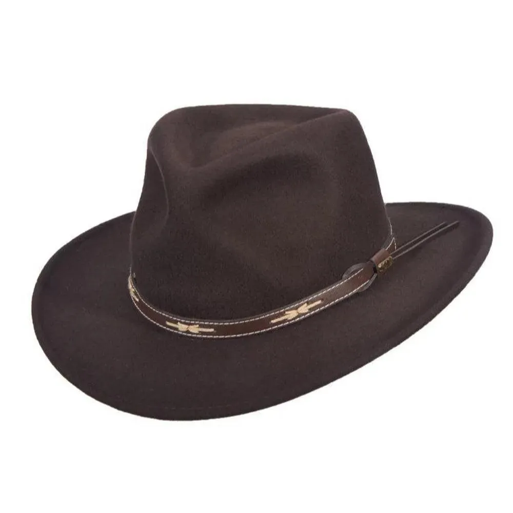 Scala Phoenix - Soft Wool Felt Outdoorsman Hat