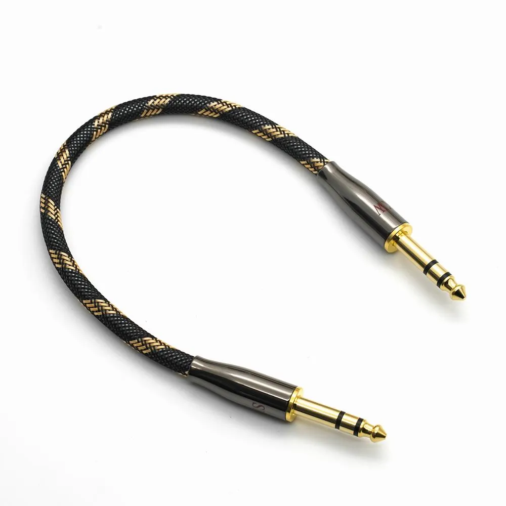 SKW BG08 6.35mm TRS to 6.35mm TRS Balanced Copper Cable (1 Pair)