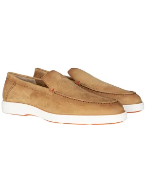 Slip On Tumbled Shoe Brown