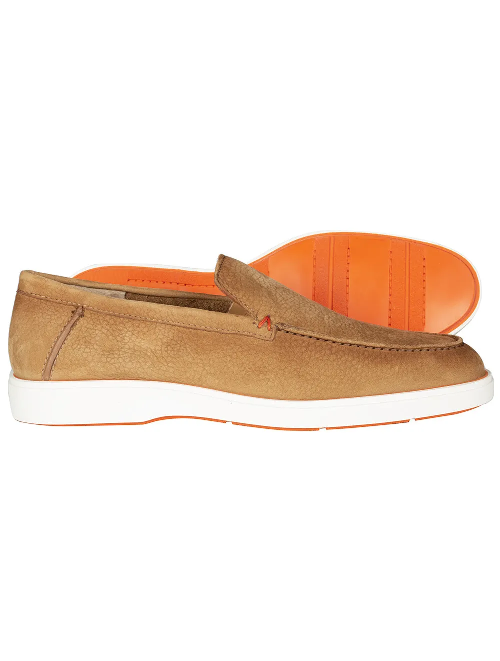 Slip On Tumbled Shoe Brown