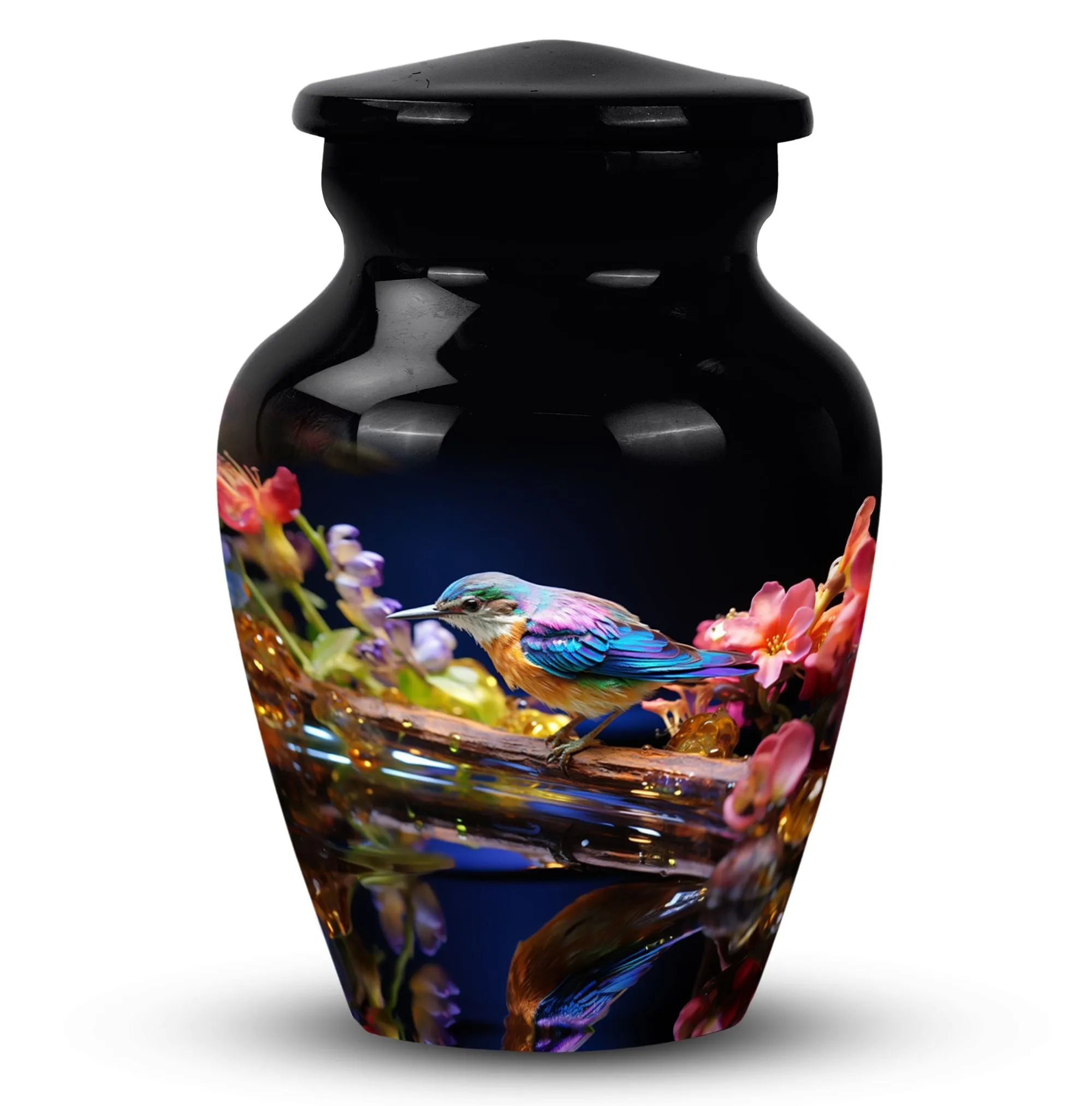 Sparrow Urn: Solemn Cremation Vessel for Storing Human Remains