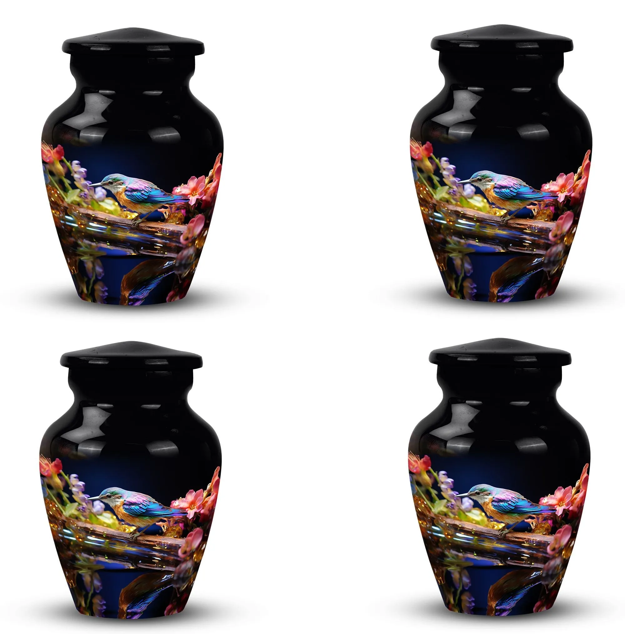 Sparrow Urn: Solemn Cremation Vessel for Storing Human Remains