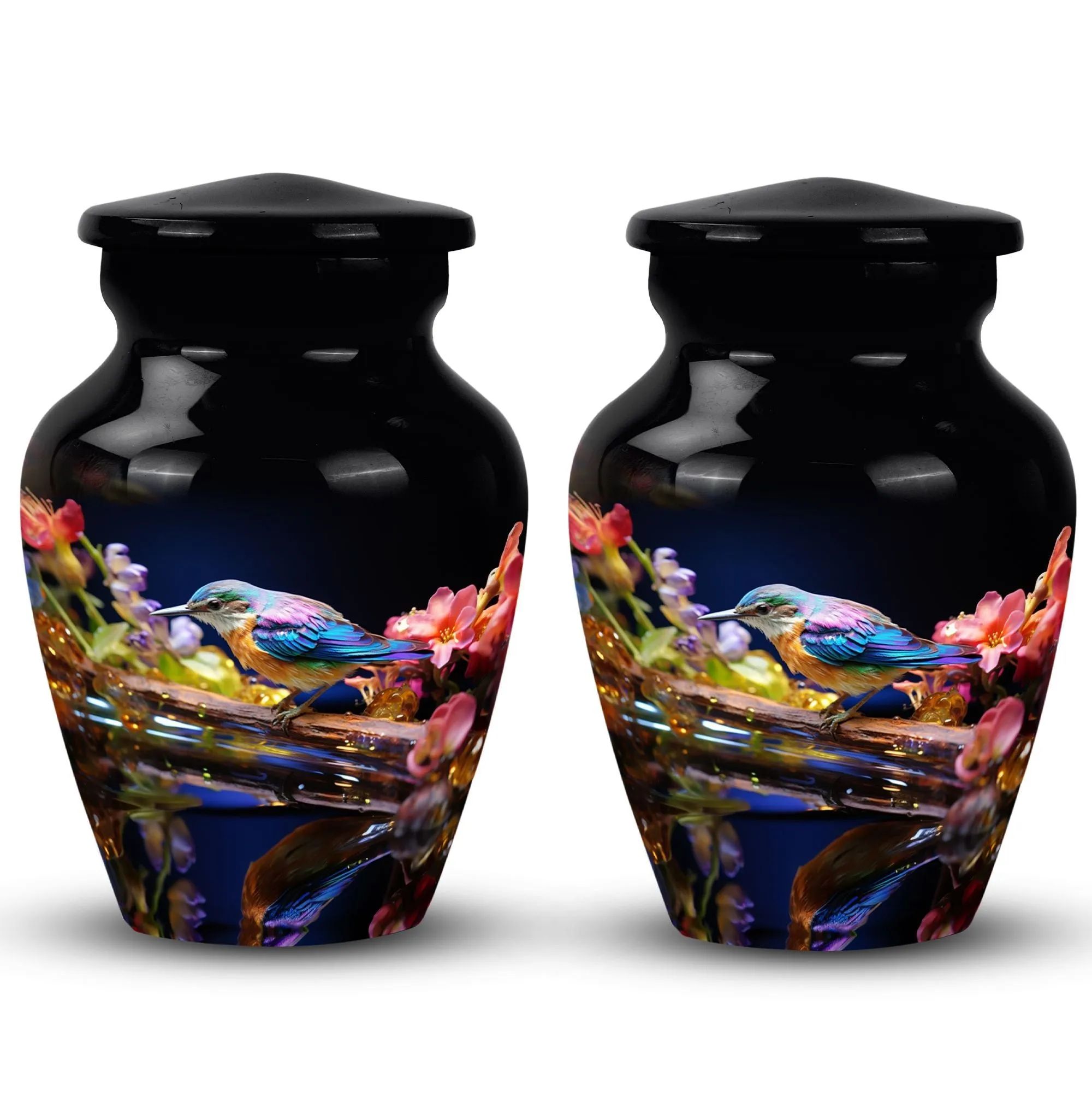 Sparrow Urn: Solemn Cremation Vessel for Storing Human Remains