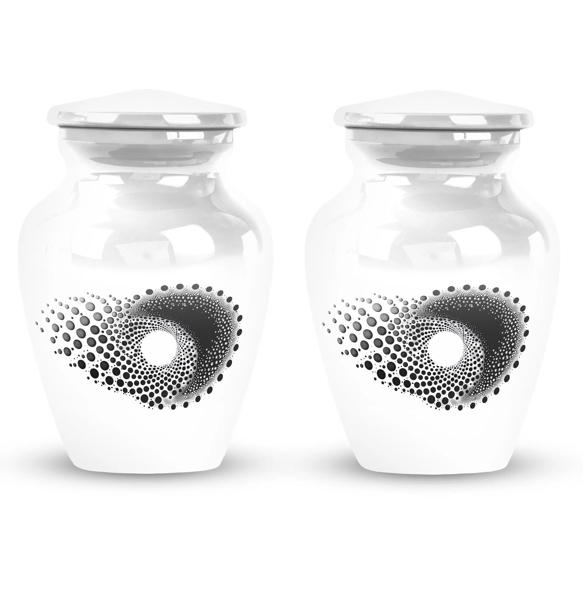 Spiral Odyssey - Memorial Large Urn for Transformative Journey