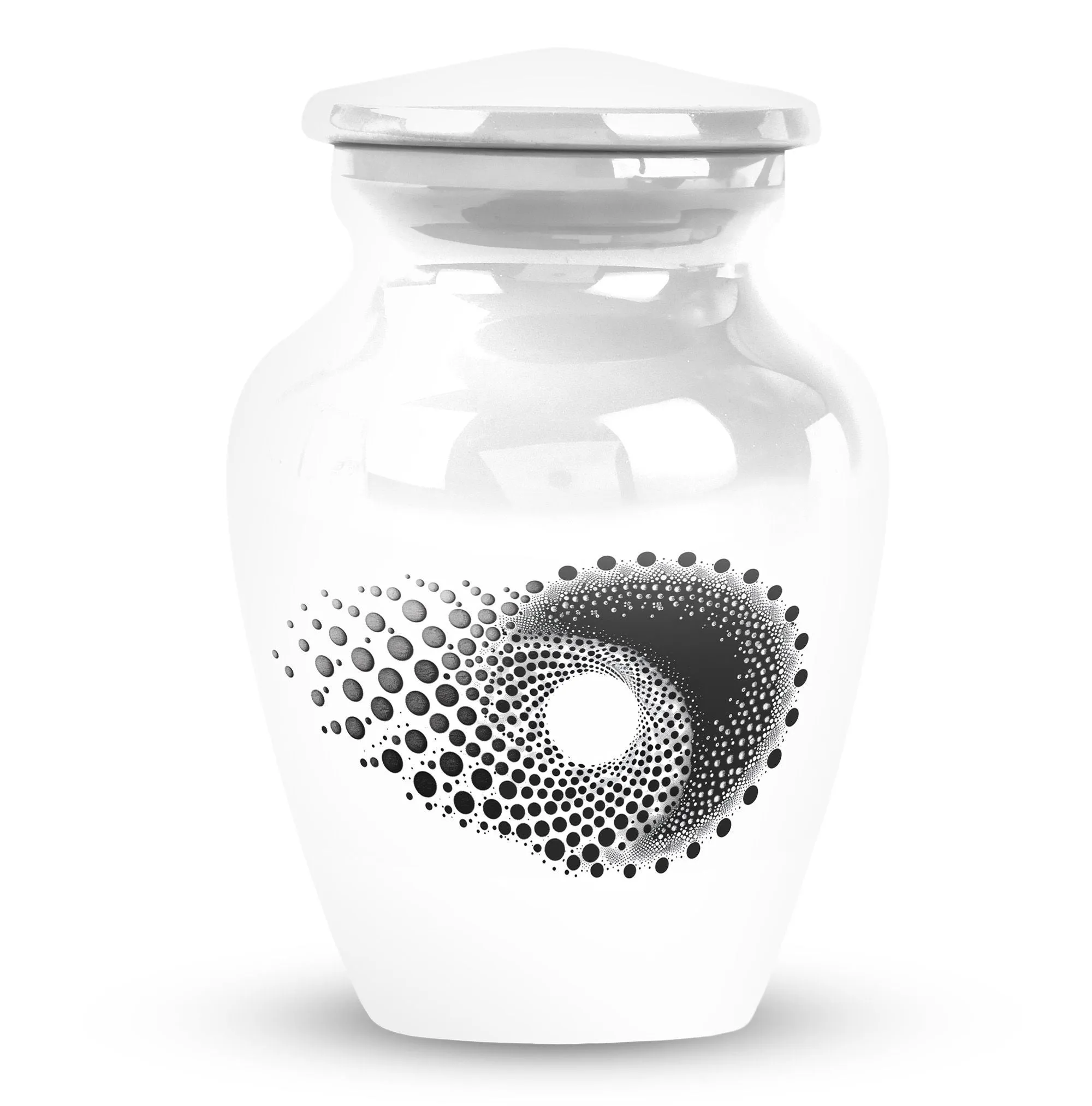 Spiral Odyssey - Memorial Large Urn for Transformative Journey