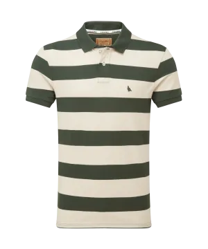 St Ives Heritage Polo Shirt - Green Stripe