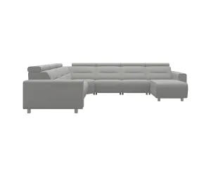Stressless® Emily Leather Power Reclining Sectional - Large