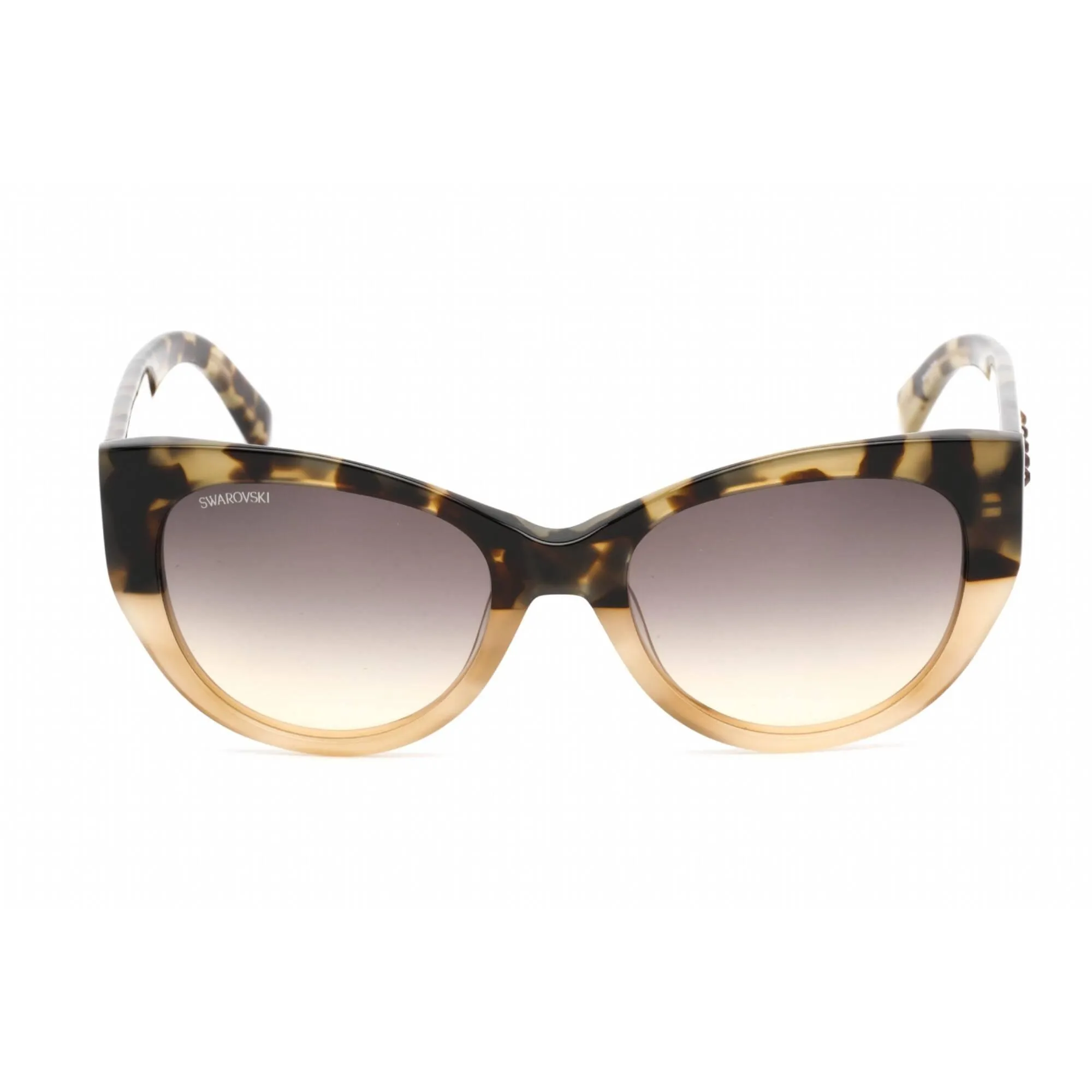 Swarovski Women's Sunglasses - Full Rim Havana Acetate Cat Eye Frame | SK0372 56F
