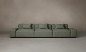 The Breuer Modular Sofa - Heritage Belgian Linen Thyme