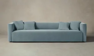 The Breuer Sofa - Mohair Slate Blue