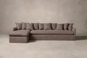 The Dune Sectional - Heritage Belgian Linen Carob