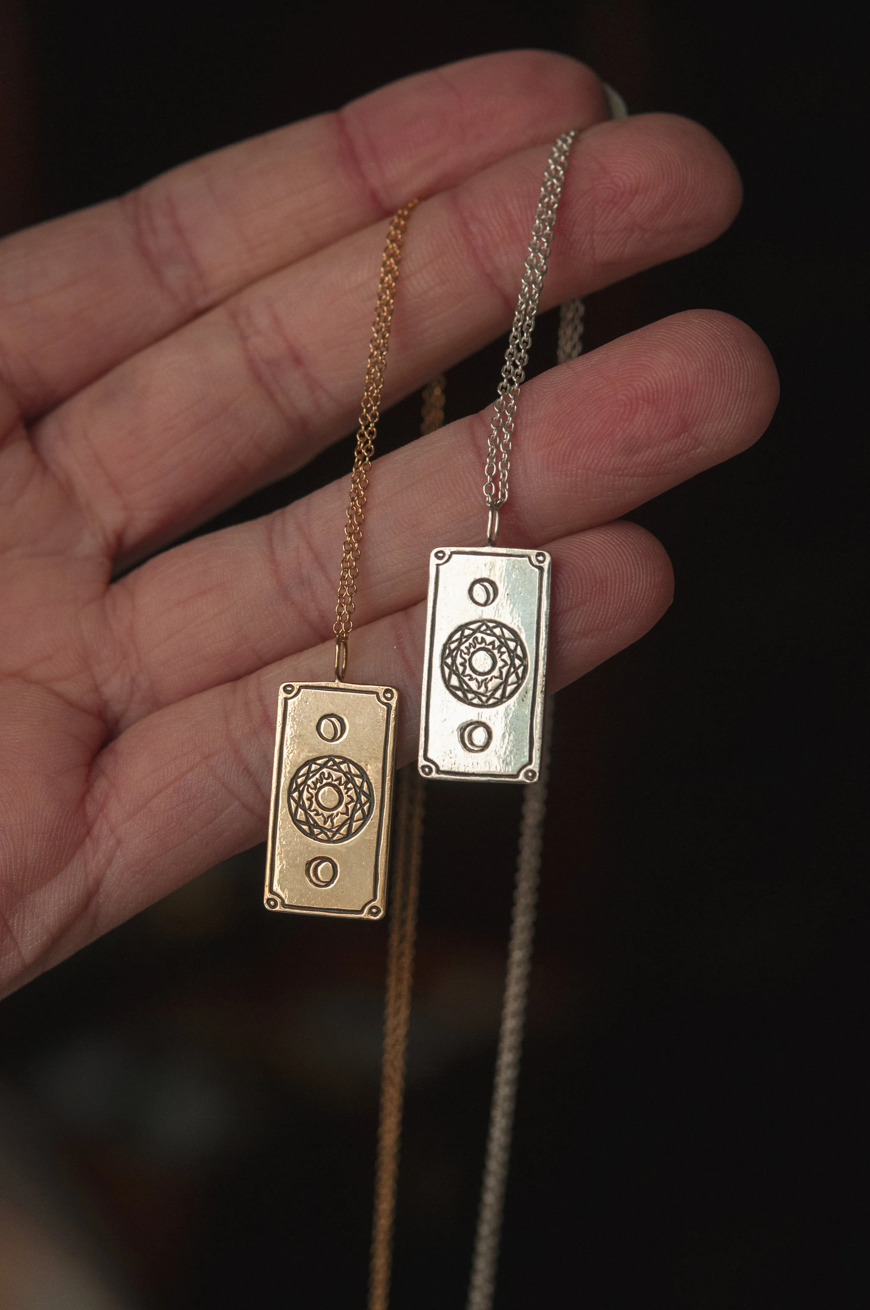The Lovers Tarot Card II. Necklace
