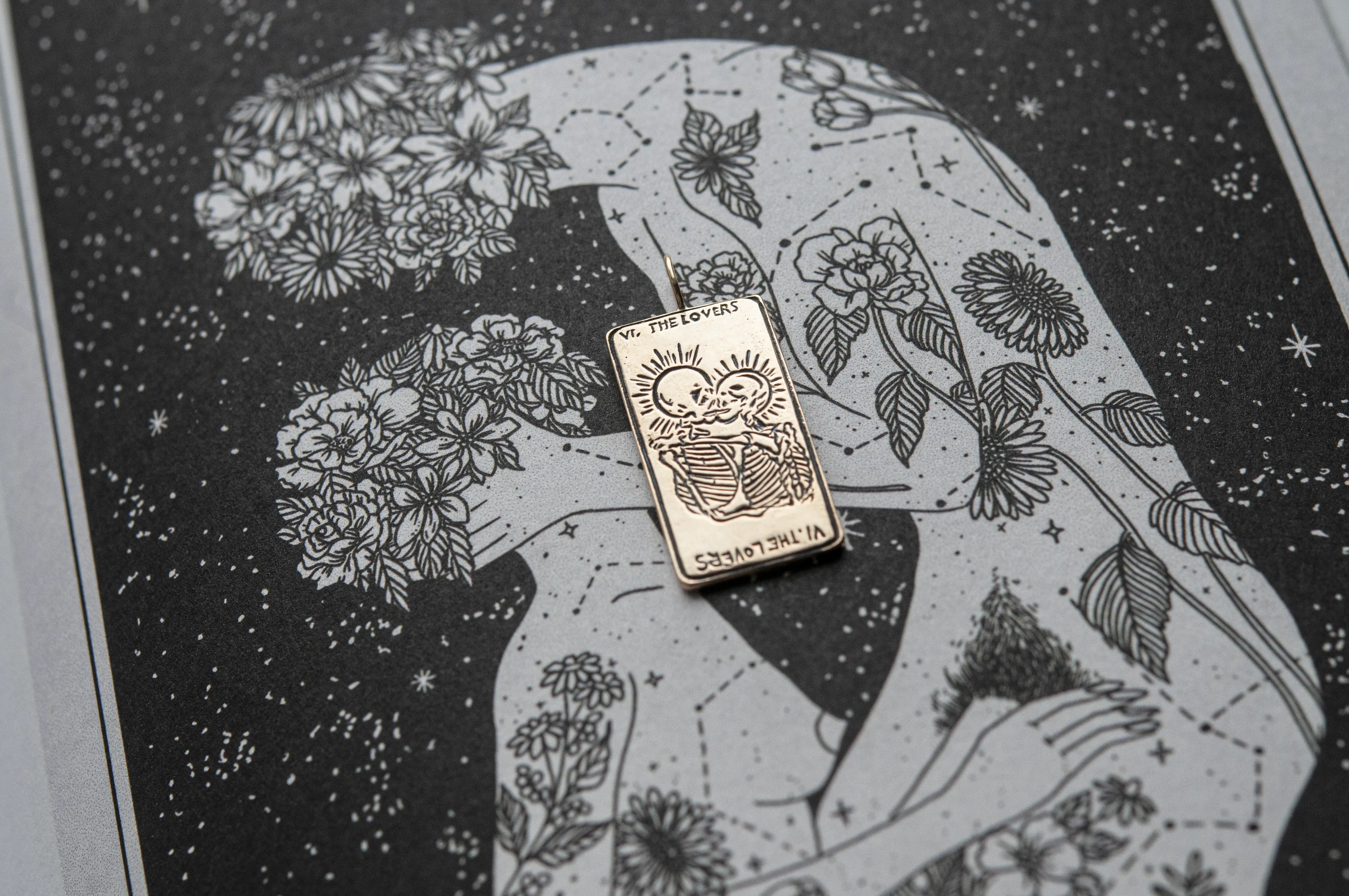 The Lovers Tarot Card II. Necklace