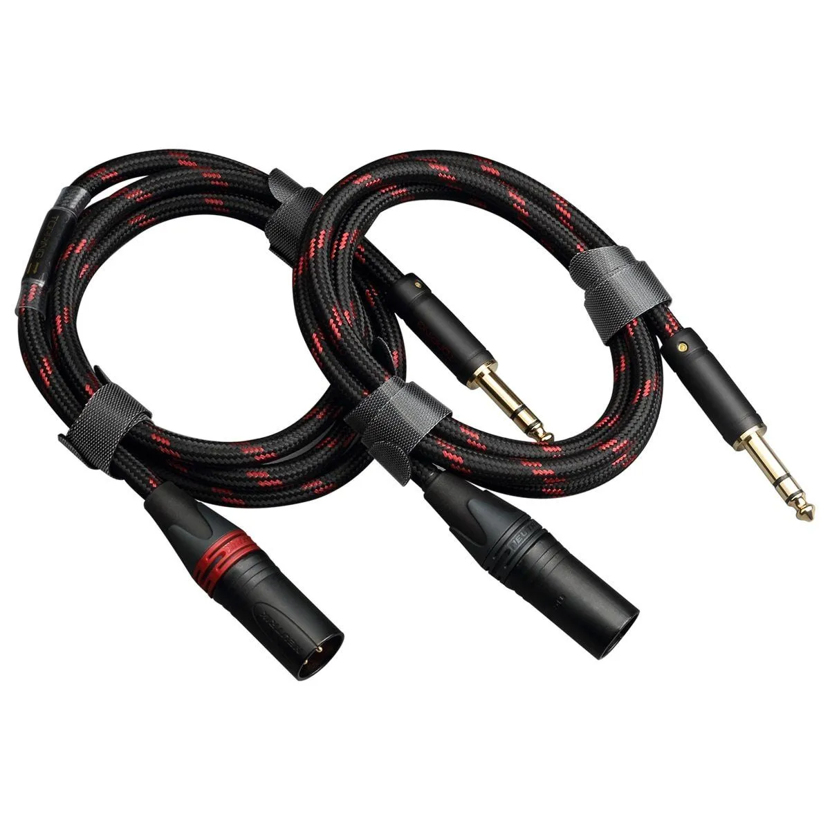TOPPING TCT2 3-Pin Male XLR to 6.35mm TRS Balanced Copper Cable OCC (Pair)