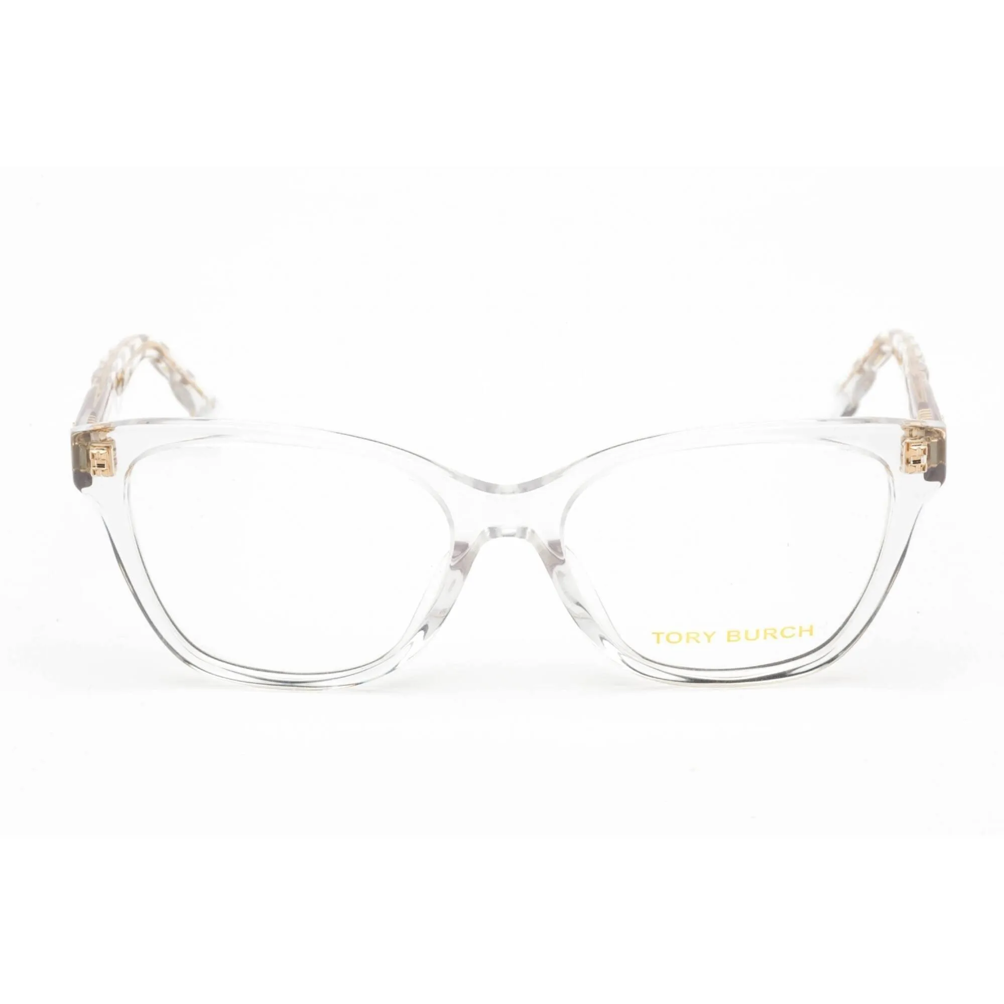 Tory Burch Women's Eyeglasses - Cat Eye Transparent Plastic Frame | 0TY2132U 1821