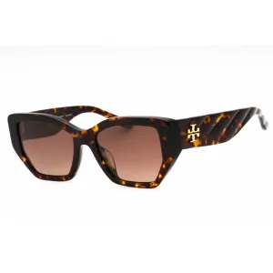 Tory Burch Women's Sunglasses - Dark Havana Cat Eye Full Rim Frame | 0TY7187U 1728T5
