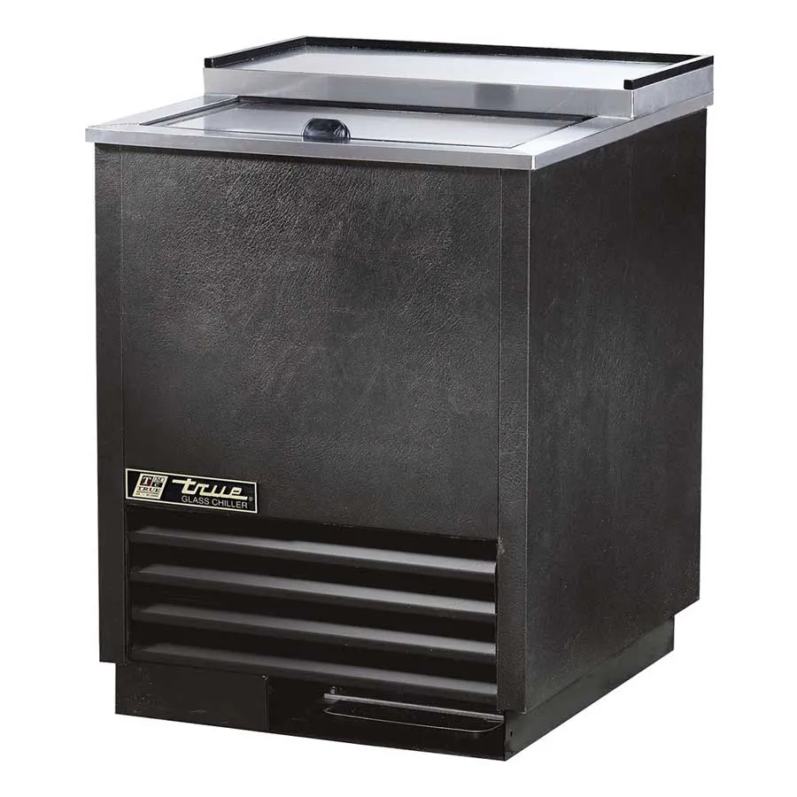 True T-24GC Solid Slide Lid Glass and Plate Chiller / Froster