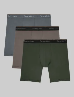 Ultra Soft Flex Mid-Length Boxer Brief 6" (3-Pack)