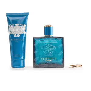Versace Eros Gift Set for Men by Versace